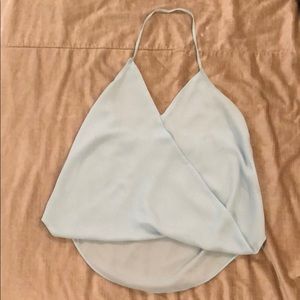 Baby blue tank top